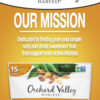 Orchard Valley Harvest Cranberry Almond Cashew Trail Mix, 1oz Bags (Pack of 15), Cranberries, Almonds, Cashews, Trail Mix Individual Packs, Snacks for Adults, No Artificial Ingredients, Bulk Snacks, Healthy Snacks for Adults