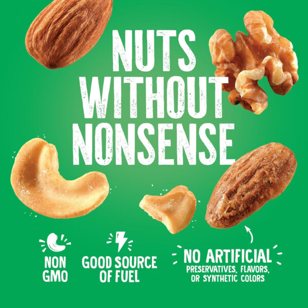 689390626c8159efc19fbb7950d25106fb2ddced261a2fcaa89d8.jpg Emerald Nuts Mixed Nuts Variety Pack 18ct (1-Pack) , 100-Calorie Individual Packs , Features Dry Roasted Almonds, Natural Almonds & Walnuts, and Roasted & Salted Cashews