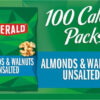 6893907d75070359cacb59c4059d057d24ab4a9015a4517860bc5.jpg Emerald Nuts Mixed Nuts Variety Pack 18ct (1-Pack) , 100-Calorie Individual Packs , Features Dry Roasted Almonds, Natural Almonds & Walnuts, and Roasted & Salted Cashews