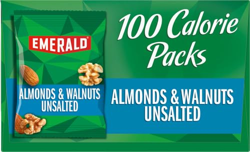 6893907d75070359cacb59c4059d057d24ab4a9015a4517860bc5.jpg Emerald Nuts Mixed Nuts Variety Pack 18ct (1-Pack) , 100-Calorie Individual Packs , Features Dry Roasted Almonds, Natural Almonds & Walnuts, and Roasted & Salted Cashews