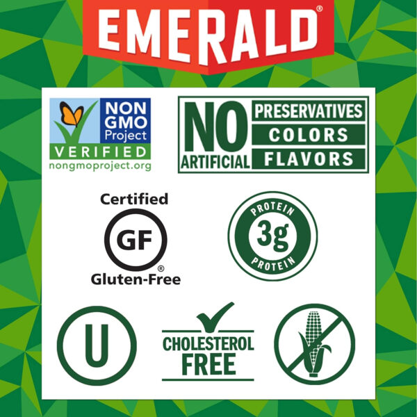 6893908180c0df43ff50c556cbadaa6c63b908cb613c0d6091851.jpg Emerald Nuts Mixed Nuts Variety Pack 18ct (1-Pack) , 100-Calorie Individual Packs , Features Dry Roasted Almonds, Natural Almonds & Walnuts, and Roasted & Salted Cashews