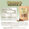 Michele's Toasted Muesli, Whole Grain Cereal, No Refined Sugar, No Added Oil, Gluten-Free & Non-GMO, 36oz Resealable Bag