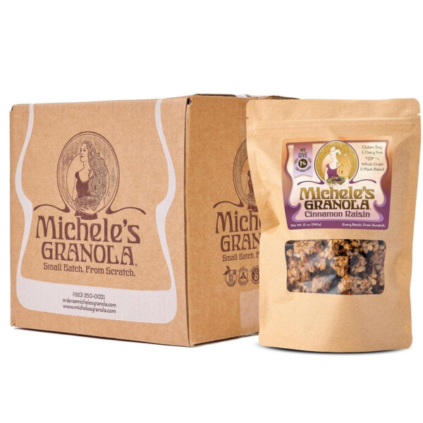 Michele's Toasted Muesli, Whole Grain Cereal, No Refined Sugar, No Added Oil, Gluten-Free & Non-GMO, 36oz Resealable Bag