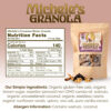 Michele's Toasted Muesli, Whole Grain Cereal, No Refined Sugar, No Added Oil, Gluten-Free & Non-GMO, 36oz Resealable Bag