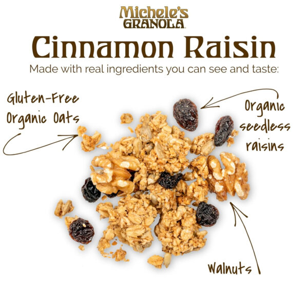 Michele's Toasted Muesli, Whole Grain Cereal, No Refined Sugar, No Added Oil, Gluten-Free & Non-GMO, 36oz Resealable Bag