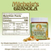 Michele's Toasted Muesli, Whole Grain Cereal, No Refined Sugar, No Added Oil, Gluten-Free & Non-GMO, 36oz Resealable Bag