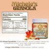 Michele's Toasted Muesli, Whole Grain Cereal, No Refined Sugar, No Added Oil, Gluten-Free & Non-GMO, 36oz Resealable Bag