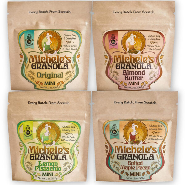 Michele's Toasted Muesli, Whole Grain Cereal, No Refined Sugar, No Added Oil, Gluten-Free & Non-GMO, 36oz Resealable Bag