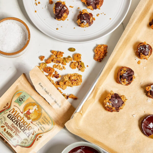 Michele's Toasted Muesli, Whole Grain Cereal, No Refined Sugar, No Added Oil, Gluten-Free & Non-GMO, 36oz Resealable Bag