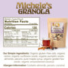 Michele's Toasted Muesli, Whole Grain Cereal, No Refined Sugar, No Added Oil, Gluten-Free & Non-GMO, 36oz Resealable Bag