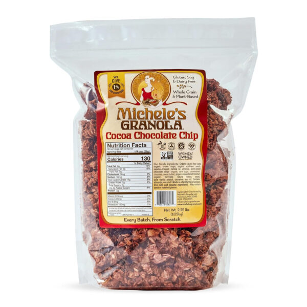 Michele's Toasted Muesli, Whole Grain Cereal, No Refined Sugar, No Added Oil, Gluten-Free & Non-GMO, 36oz Resealable Bag
