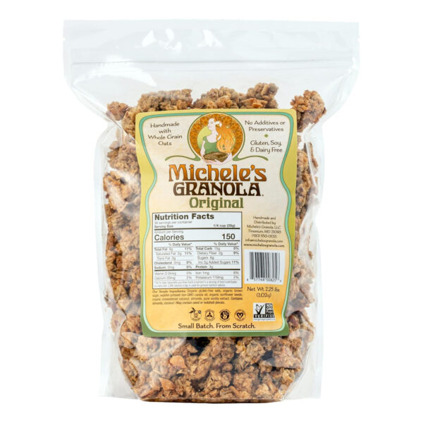 Michele's Toasted Muesli, Whole Grain Cereal, No Refined Sugar, No Added Oil, Gluten-Free & Non-GMO, 36oz Resealable Bag