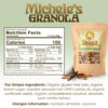 Michele's Toasted Muesli, Whole Grain Cereal, No Refined Sugar, No Added Oil, Gluten-Free & Non-GMO, 36oz Resealable Bag