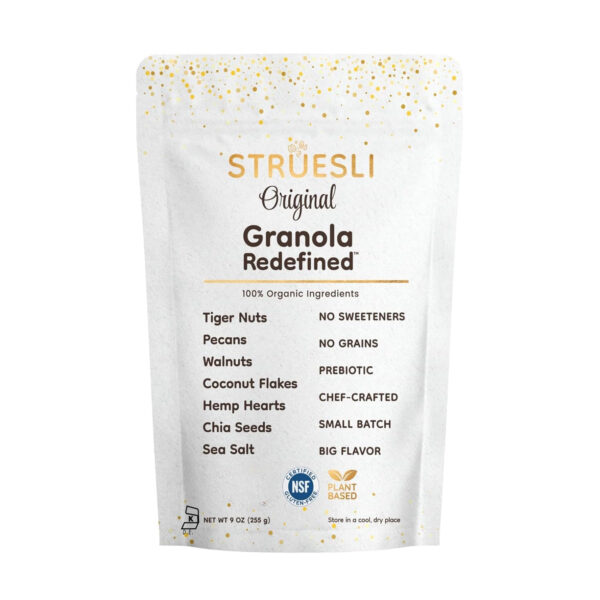 Struesli - Original Granola Redefined | No Added Sweeteners, No Grains | Keto & Paleo Friendly | Gluten-Free, Grain-Free | Healthy Adult Snack | High-Fiber, Nutrient-Rich, Satisfying Crunch