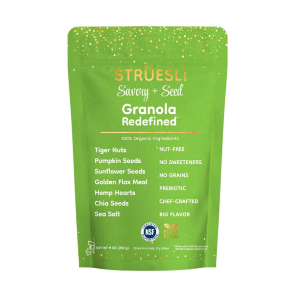 Struesli - Original Granola Redefined | No Added Sweeteners, No Grains | Keto & Paleo Friendly | Gluten-Free, Grain-Free | Healthy Adult Snack | High-Fiber, Nutrient-Rich, Satisfying Crunch