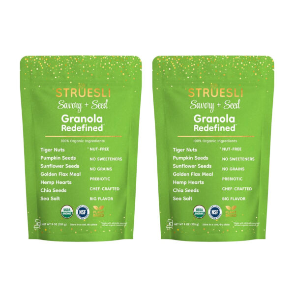 Struesli - Original Granola Redefined | No Added Sweeteners, No Grains | Keto & Paleo Friendly | Gluten-Free, Grain-Free | Healthy Adult Snack | High-Fiber, Nutrient-Rich, Satisfying Crunch