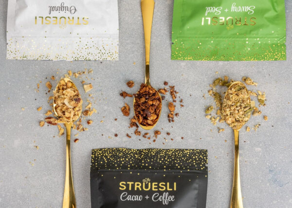 Struesli - Original Granola Redefined | No Added Sweeteners, No Grains | Keto & Paleo Friendly | Gluten-Free, Grain-Free | Healthy Adult Snack | High-Fiber, Nutrient-Rich, Satisfying Crunch