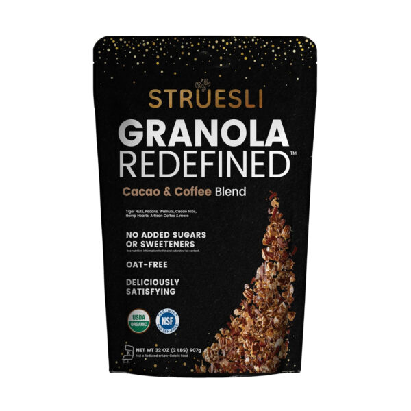 Struesli - Original Granola Redefined | No Added Sweeteners, No Grains | Keto & Paleo Friendly | Gluten-Free, Grain-Free | Healthy Adult Snack | High-Fiber, Nutrient-Rich, Satisfying Crunch