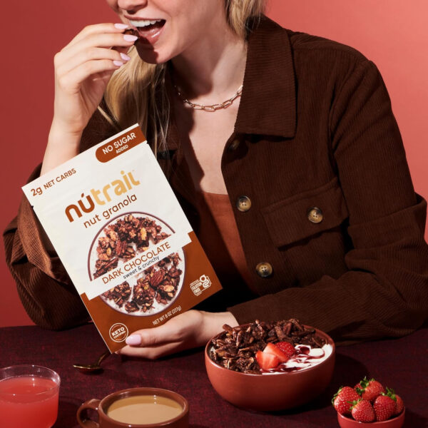 6893aa71367b13d60fbff60a2bf2e2097c549d45ec3b58dc70ac0.jpg NuTrail Nut Granola Cereal, Variety Pack, No Sugar Added, Keto, Low Carb, Gluten Free, Grain Free, Healthy Breakfast 8 oz. 3 Count