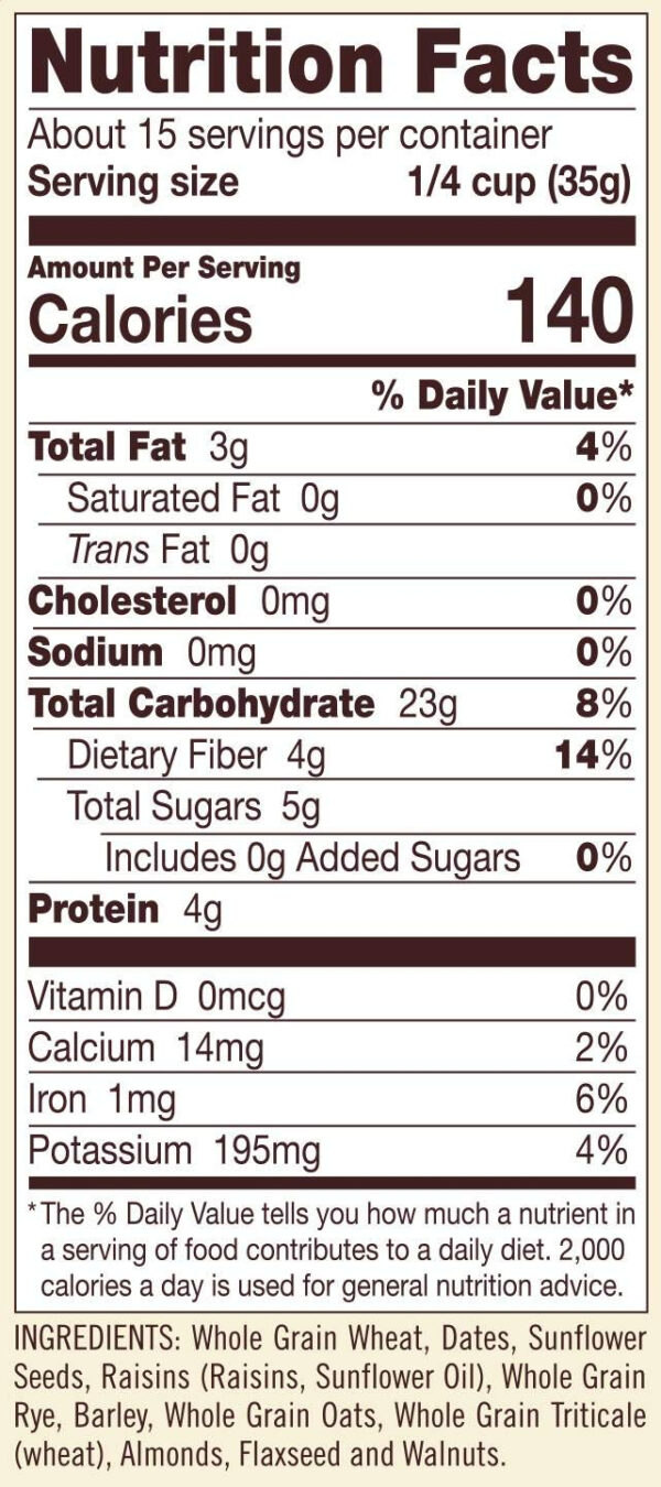 Bob's Red Mill Old Country Style Muesli, 40oz (Pack of 4) - Non GMO, Whole Grain, Vegan, Kosher