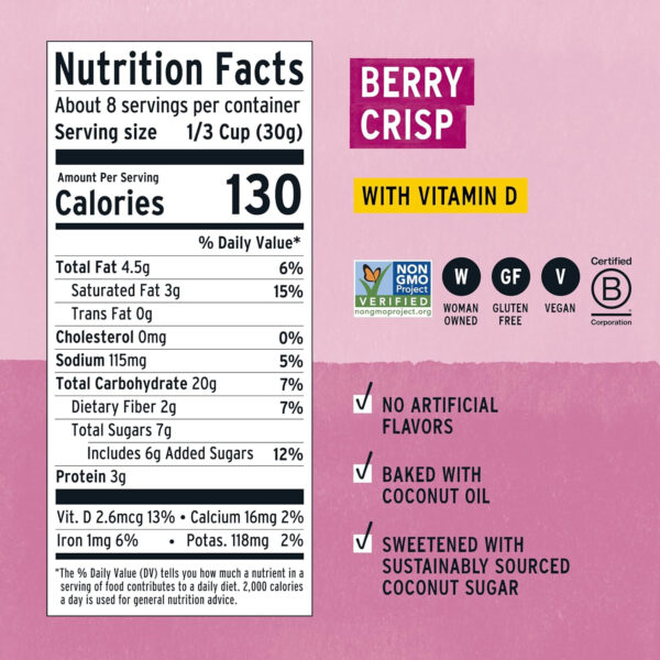 Purely Elizabeth, Organic Original, Ancient Grain Granola, Gluten-Free, Non-GMO (12oz Bag)