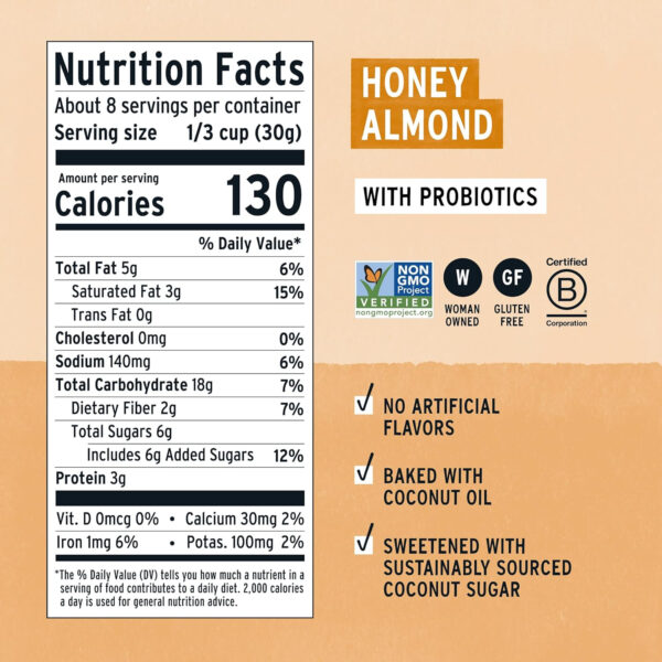 Purely Elizabeth, Organic Original, Ancient Grain Granola, Gluten-Free, Non-GMO (12oz Bag)