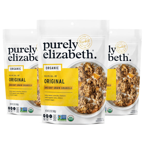 Purely Elizabeth, Organic Original, Ancient Grain Granola, Gluten-Free, Non-GMO (12oz Bag)