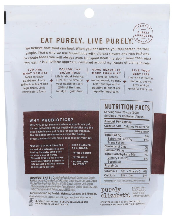 Purely Elizabeth, Organic Original, Ancient Grain Granola, Gluten-Free, Non-GMO (12oz Bag)