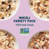 Seven Sundays Muesli Cereal Variety Pack - 4 Count, 12 Oz Bag - Certified Gluten Free Muesli - Non GMO, No Refined Sugar and Kosher