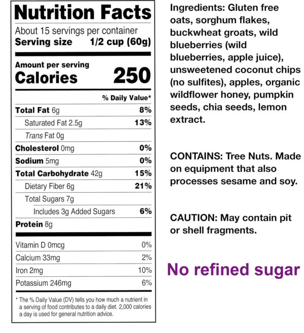 Seven Sundays Muesli Cereal Variety Pack - 4 Count, 12 Oz Bag - Certified Gluten Free Muesli - Non GMO, No Refined Sugar and Kosher