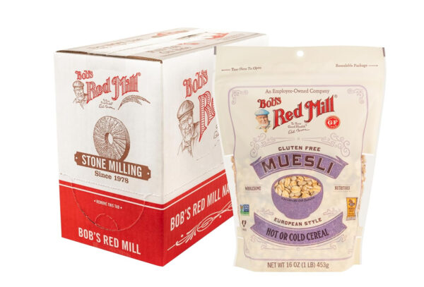 Bob's Red Mill Gluten Free Muesli Cereal, 16oz (Pack of 4)
