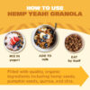 6893ac52ac34ef939f74f8838ba771324258a1df896abf3e559a3.jpg Manitoba Harvest Hemp Yeah Granola, with 10 g of Protein, 3.5 g Omegas, 3 g of Fiber and less than 10 g Sugar Per Serving, Organic, Non-GMO, Honey and Oats, 10 Oz, Packaging May Vary