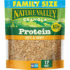 6893ac6905a695b926c75e7e212a986d69c56491b59517e4b74bc.jpg Nature Valley Protein Granola, Oats and Honey Granola, Resealable Snack Pouch, Family Size, 17 oz