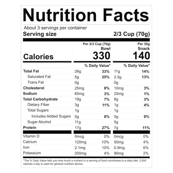 NuTrail 17g Protein Nut Granola Cereal, Vanilla Almond, No Sugar Added, Keto, Low Carb, Gluten Free, Grain Free, Healthy Breakfast 8 oz. 1 Count