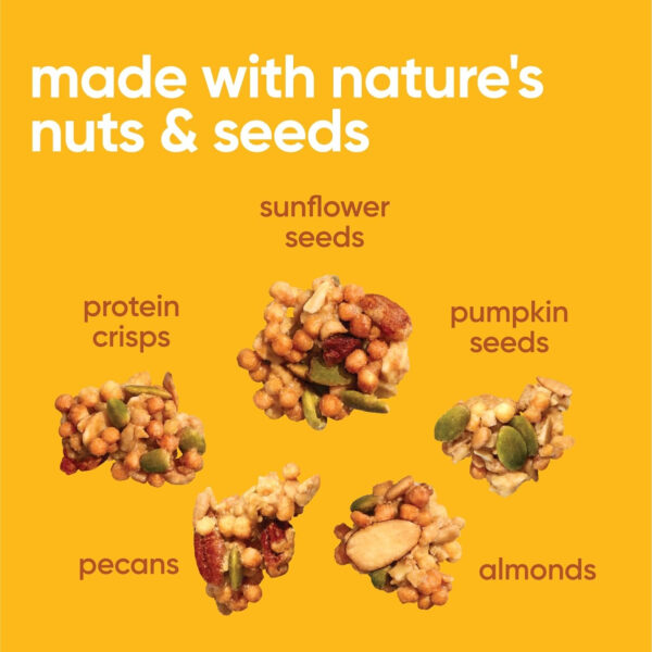 NuTrail 17g Protein Nut Granola Cereal, Honey Nut, No Sugar Added, Keto, Low Carb, Gluten Free, Grain Free, Healthy Breakfast 8 oz. 1 Count