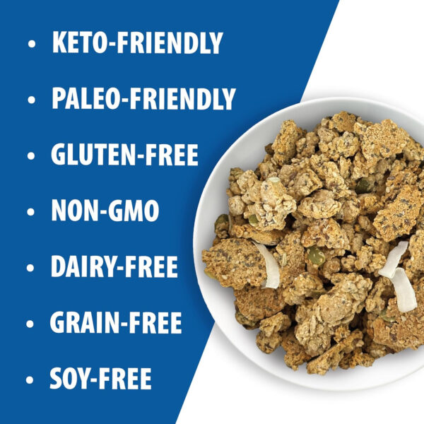 Julian Bakery® ProGranola® Cereal | Vanilla Cinnamon | 12g Protein | Paleo | 2 Net Carbs | Gluten-Free | Grain-Free | 15 Servings