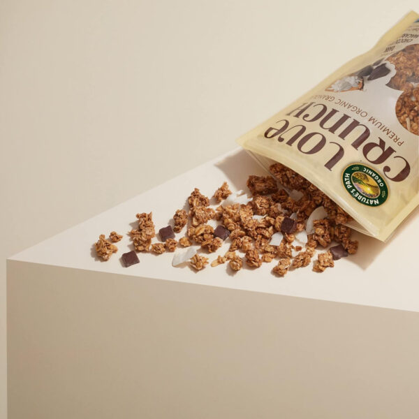Love Crunch Organic Dark Chocolate & Red Berries Granola, 11.5 oz (Pack of 1), Non-GMO, Fair Trade, by Nature's Path