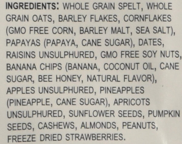 Seitenbacher Organic Muesli Cashews Almonds Natural Cereal, 16 Ounce