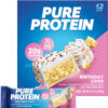 Pure Protein Bars, High Protein, Nutritious Snacks to Support Energy, Low Sugar, Gluten Free, Chocolate Peanut Butter, 1.76oz, 12 Count (Packaging May Vary)