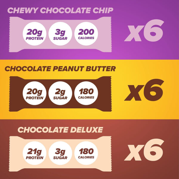 Pure Protein Bars, High Protein, Nutritious Snacks to Support Energy, Low Sugar, Gluten Free, Chocolate Peanut Butter, 1.76oz, 12 Count (Packaging May Vary)
