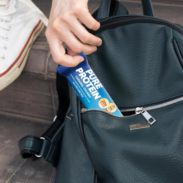 Pure Protein Bars, High Protein, Nutritious Snacks to Support Energy, Low Sugar, Gluten Free, Chocolate Peanut Butter, 1.76oz, 12 Count (Packaging May Vary)