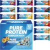 Pure Protein Bars, High Protein, Nutritious Snacks to Support Energy, Low Sugar, Gluten Free, Chocolate Peanut Butter, 1.76oz, 12 Count (Packaging May Vary)
