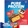 Pure Protein Bars, High Protein, Nutritious Snacks to Support Energy, Low Sugar, Gluten Free, Chocolate Peanut Butter, 1.76oz, 12 Count (Packaging May Vary)