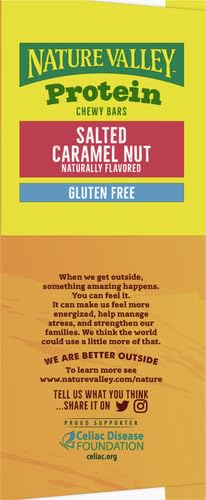 6893aefd71d1051e90228bae2bcbaa22476cb156f6212a3e5eac0.jpg Nature Valley Protein Chewy Snack Bars, Variety Pack, 15 Bars, 21.3 oz