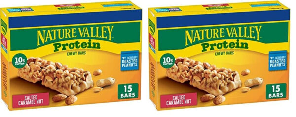 6893aefe89274db210293922947f5288cf166a0bcb2de61ef9bc3.jpg Nature Valley Protein Chewy Snack Bars, Variety Pack, 15 Bars, 21.3 oz