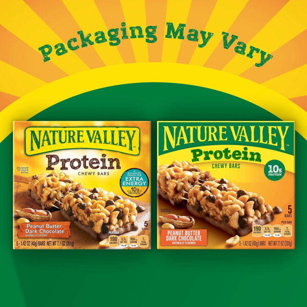 6893af034de1af6c4fccd92931fb0d3316d10c7d65bcf26ff6fab.jpg Nature Valley Protein Chewy Snack Bars, Variety Pack, 15 Bars, 21.3 oz