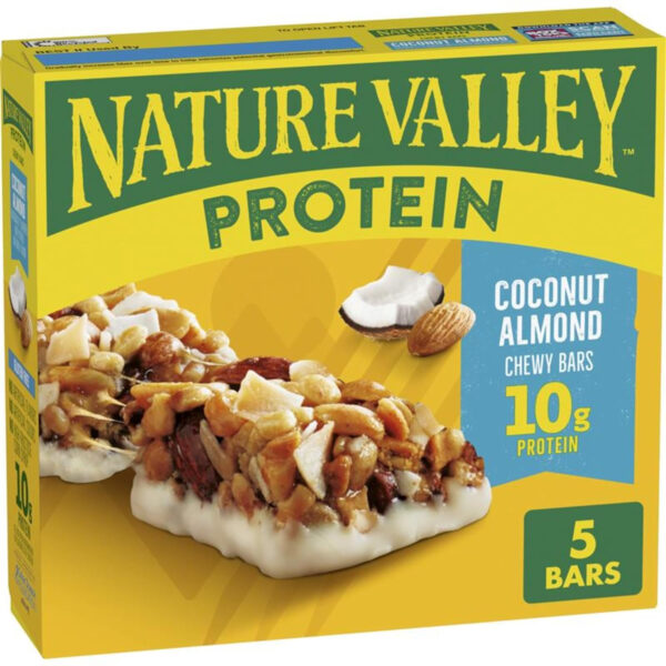 6893af0a3e9cc01422ca87f7889a82990272f3d525071ffc4543e.jpg Nature Valley Protein Chewy Snack Bars, Variety Pack, 15 Bars, 21.3 oz