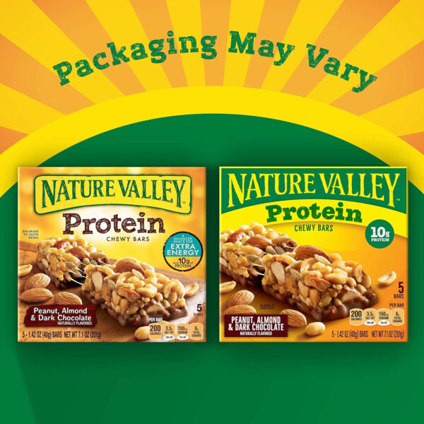 6893af111ce1a46cfff77b243b58e5df23f4816e56e544e468be2.jpg Nature Valley Protein Chewy Snack Bars, Variety Pack, 15 Bars, 21.3 oz