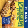 6893af18ae5829dd7123f0d37a75f4b9abfd242bb6c6a3b278da7.jpg Nature Valley Protein Chewy Snack Bars, Variety Pack, 15 Bars, 21.3 oz