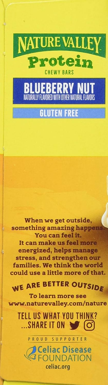 6893af233ce32865e3f23b98fd0f166f8383c2e1b1ba61e11b070.jpg Nature Valley Protein Chewy Snack Bars, Variety Pack, 15 Bars, 21.3 oz